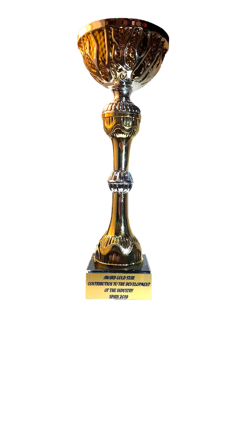 Premio Contribution to the devopment of the industry 2019 Spagna