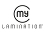 logo my lamination nero sfondo trasparente