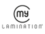 logo my lamination nero sfondo trasparente