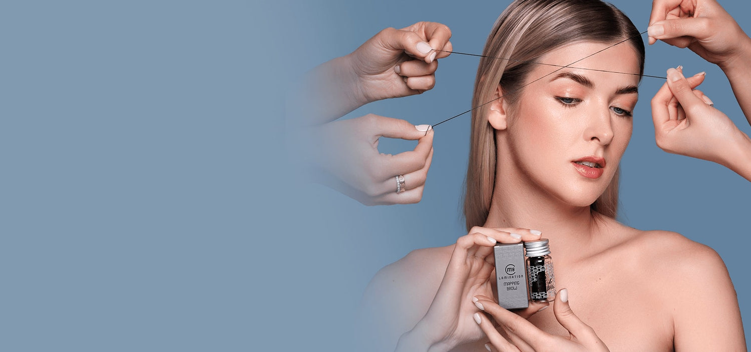 modella con filo per mappatura sopracciglia per laminazione