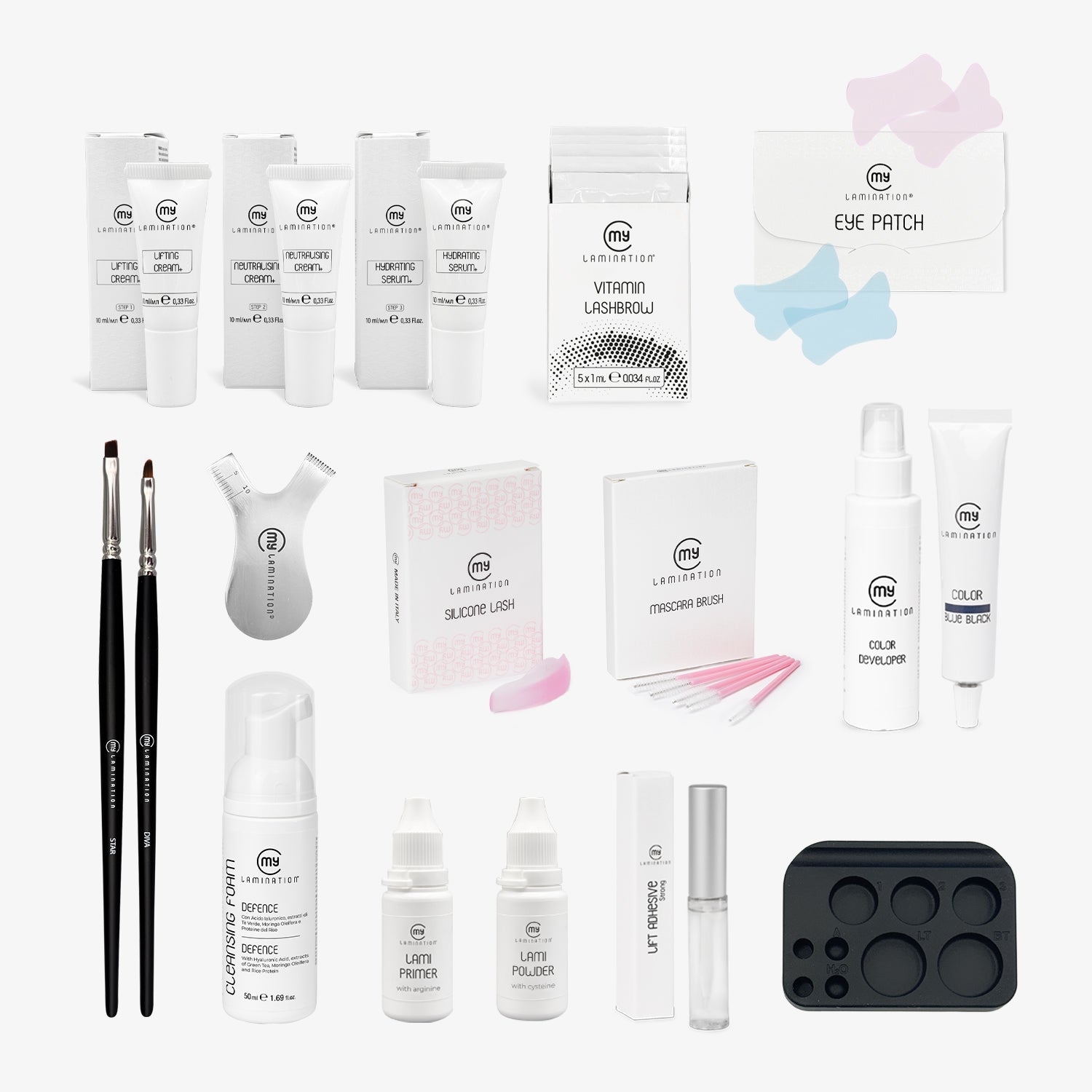 kit laminazione ciglia elite 10ml my lamination