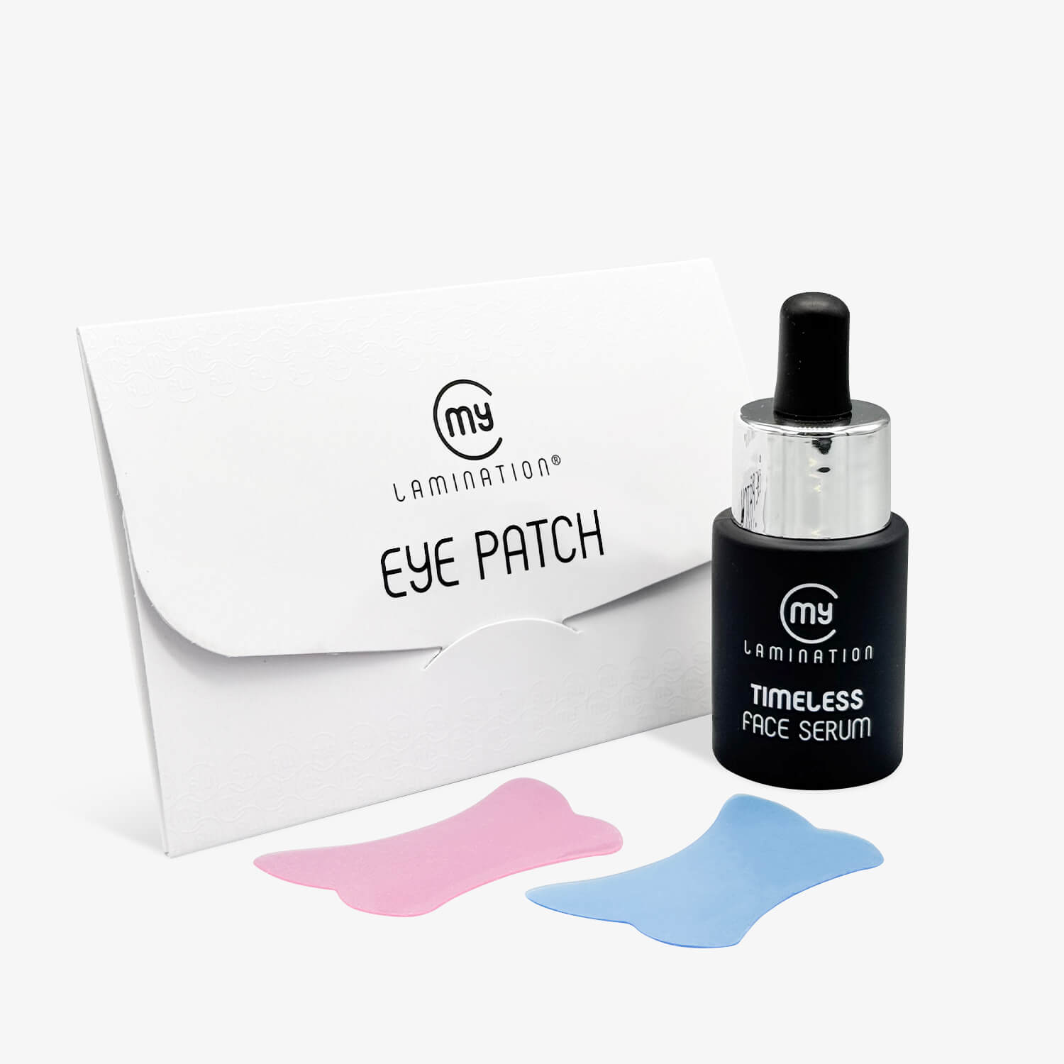 maschera contorno occhi con patch occhi riutilizzabili e il siero timeless di my lamination