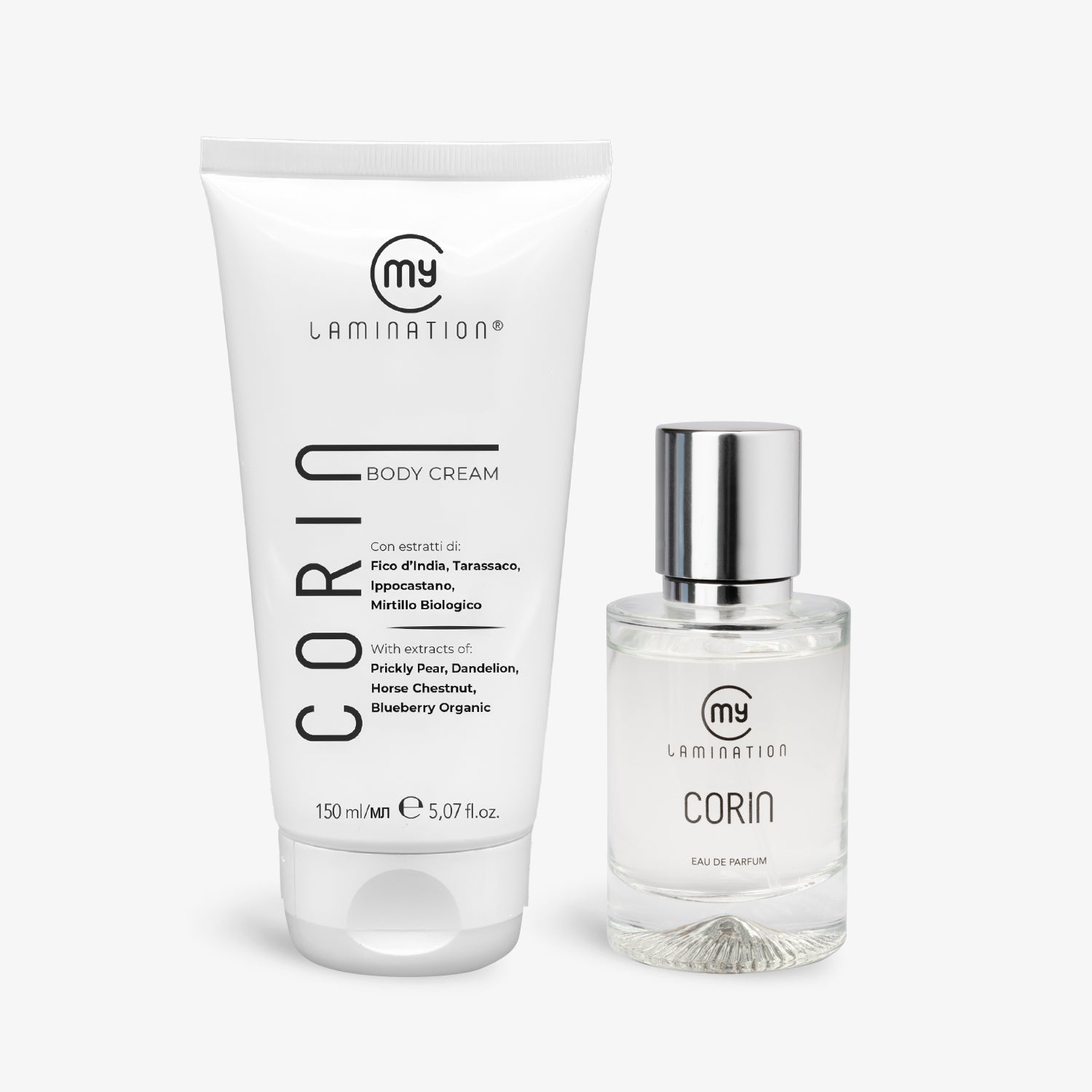 bundle profumo e crema corin