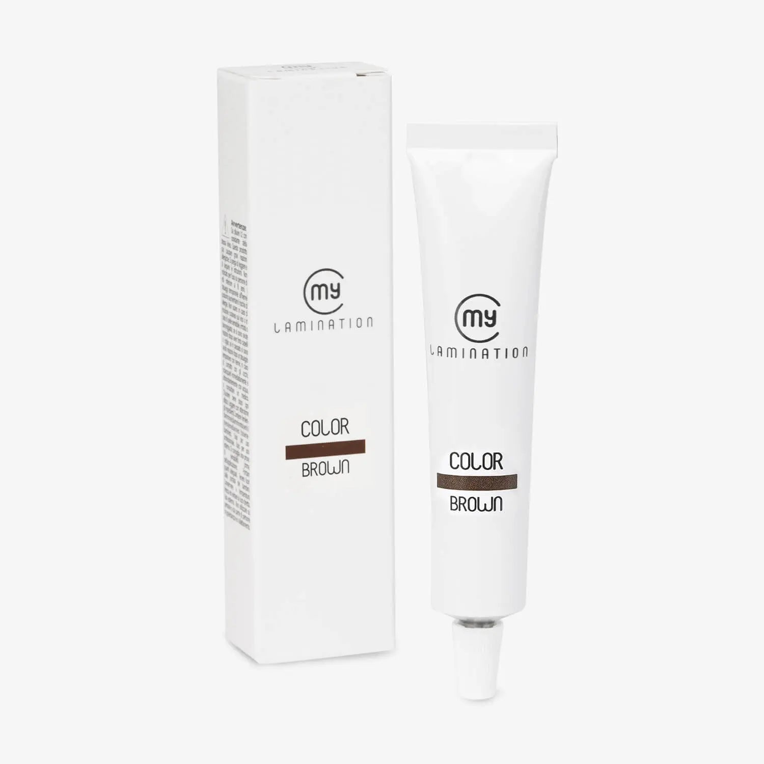 tinta marrone per ciglia di my lamination