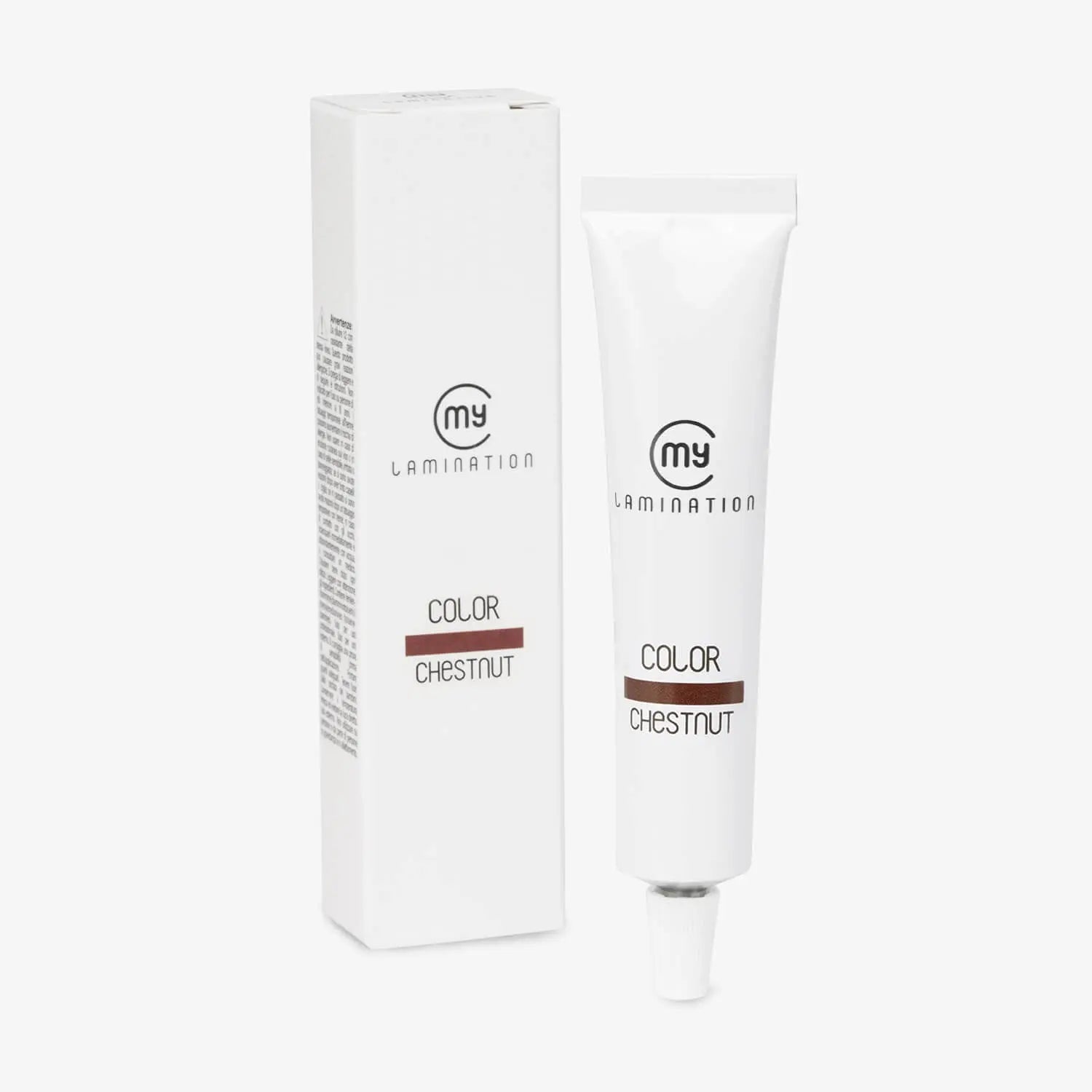 tinta castana per ciglia di my lamination