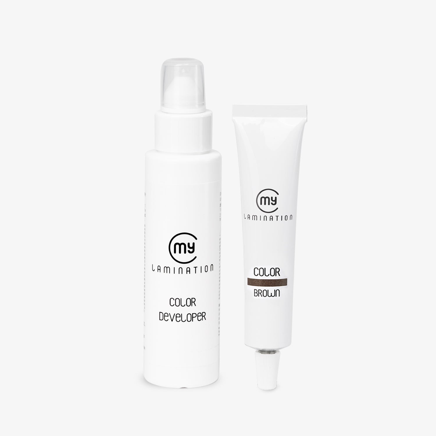 kit attivatore colore e tinta brown my lamination  