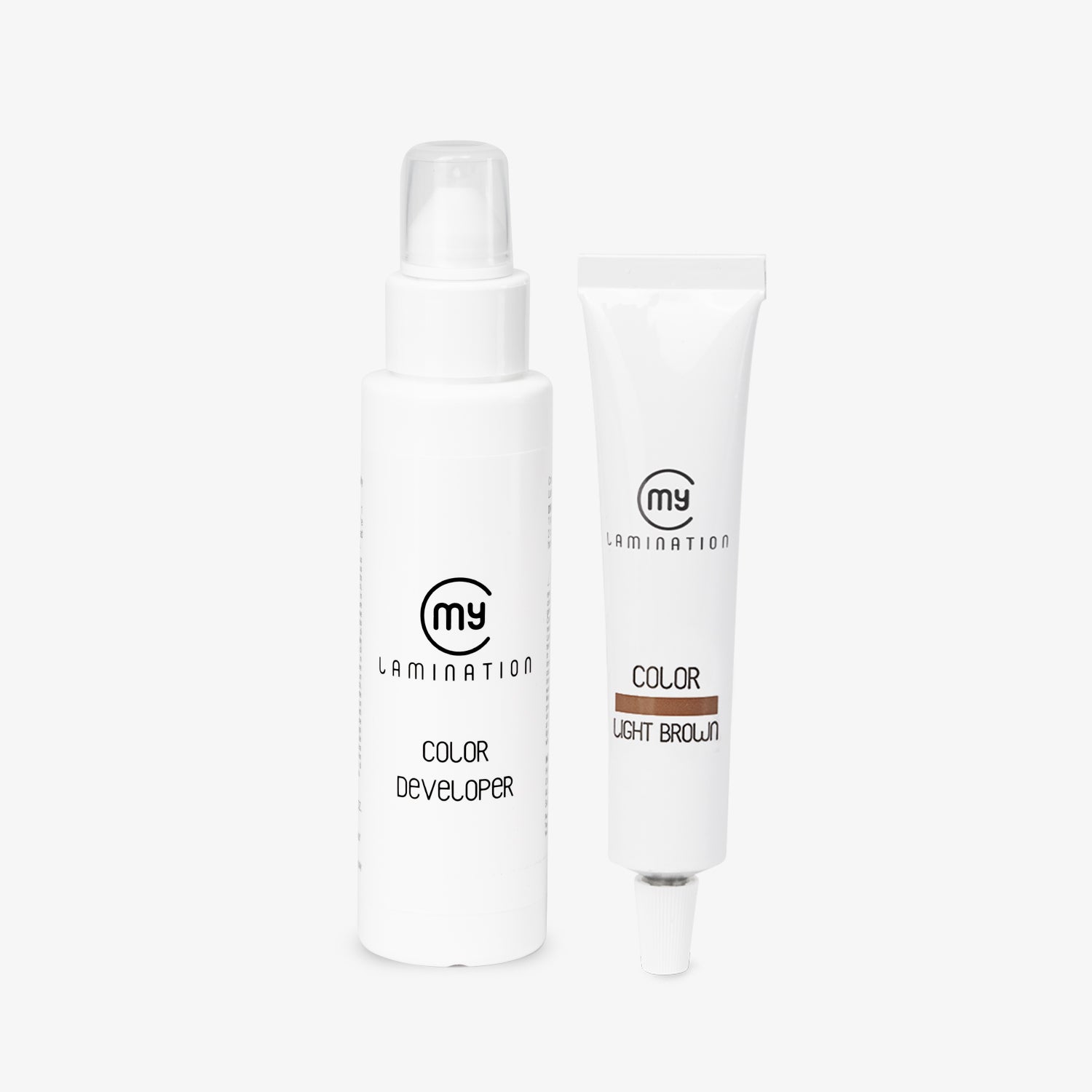 kit attivatore colore e tinta light brown my lamination 