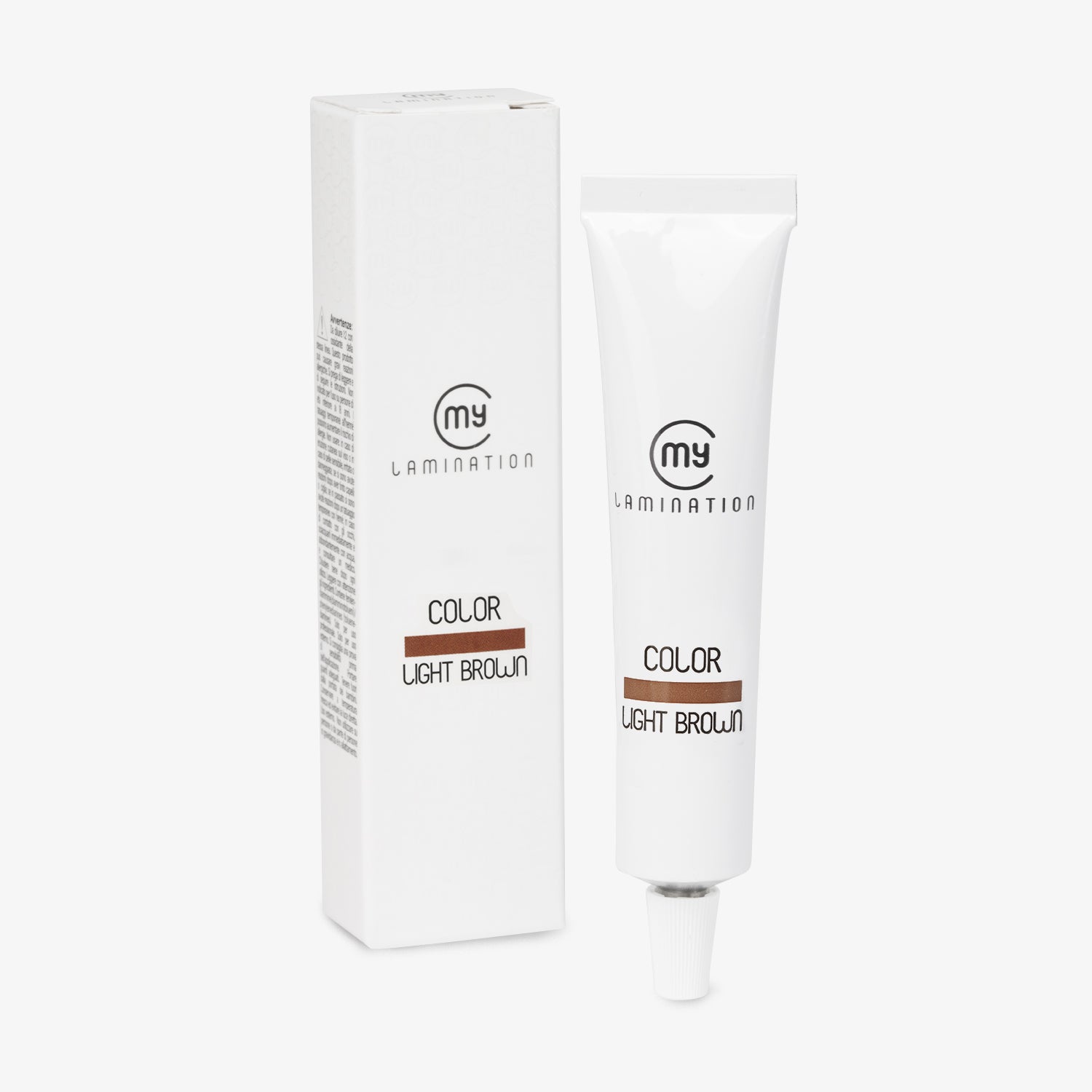 tinta light brown per ciglia di my lamination