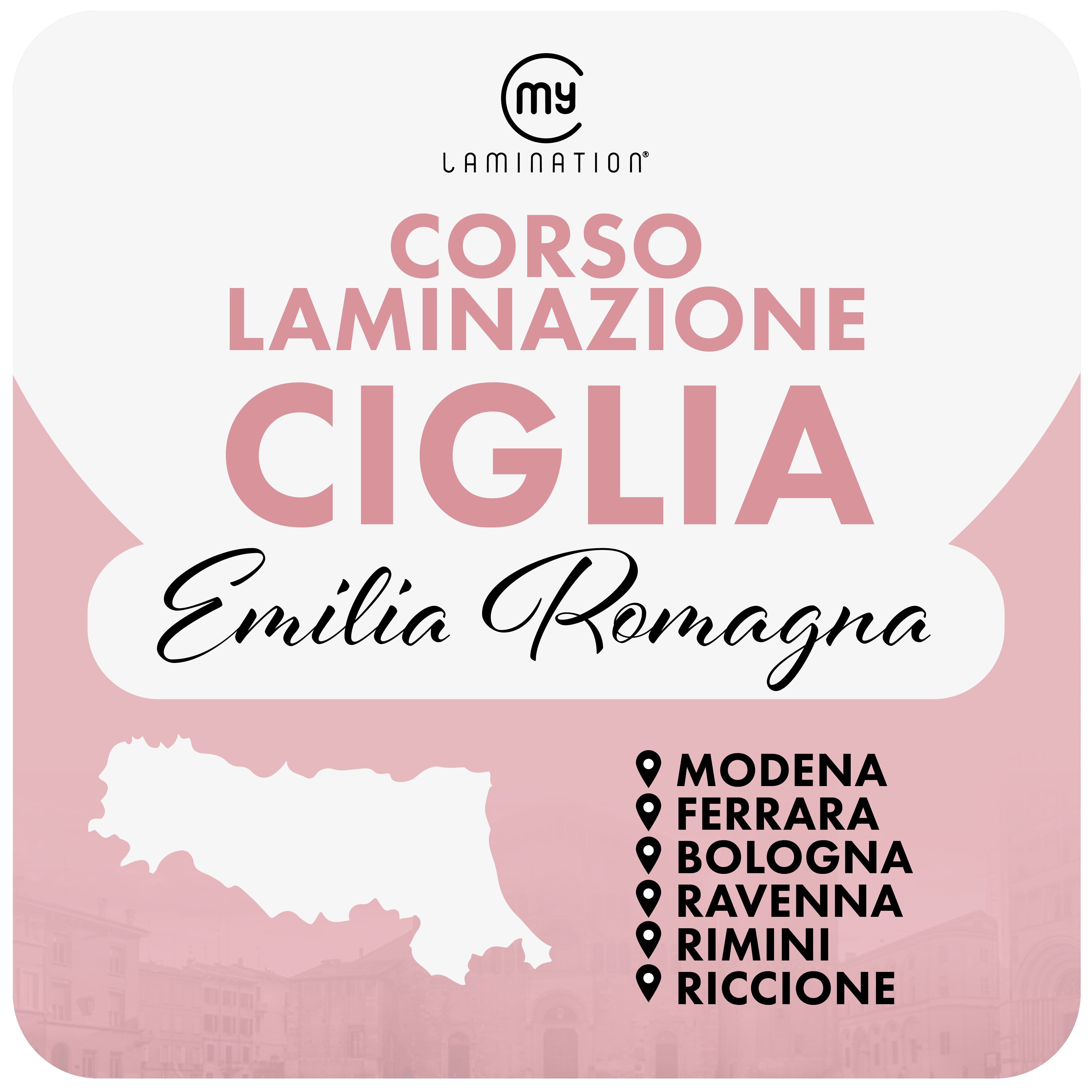 corsi di laminazione ciglia my lamination in emilia romagna