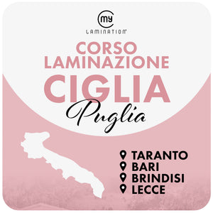corsi di laminazione ciglia my lamination in puglia