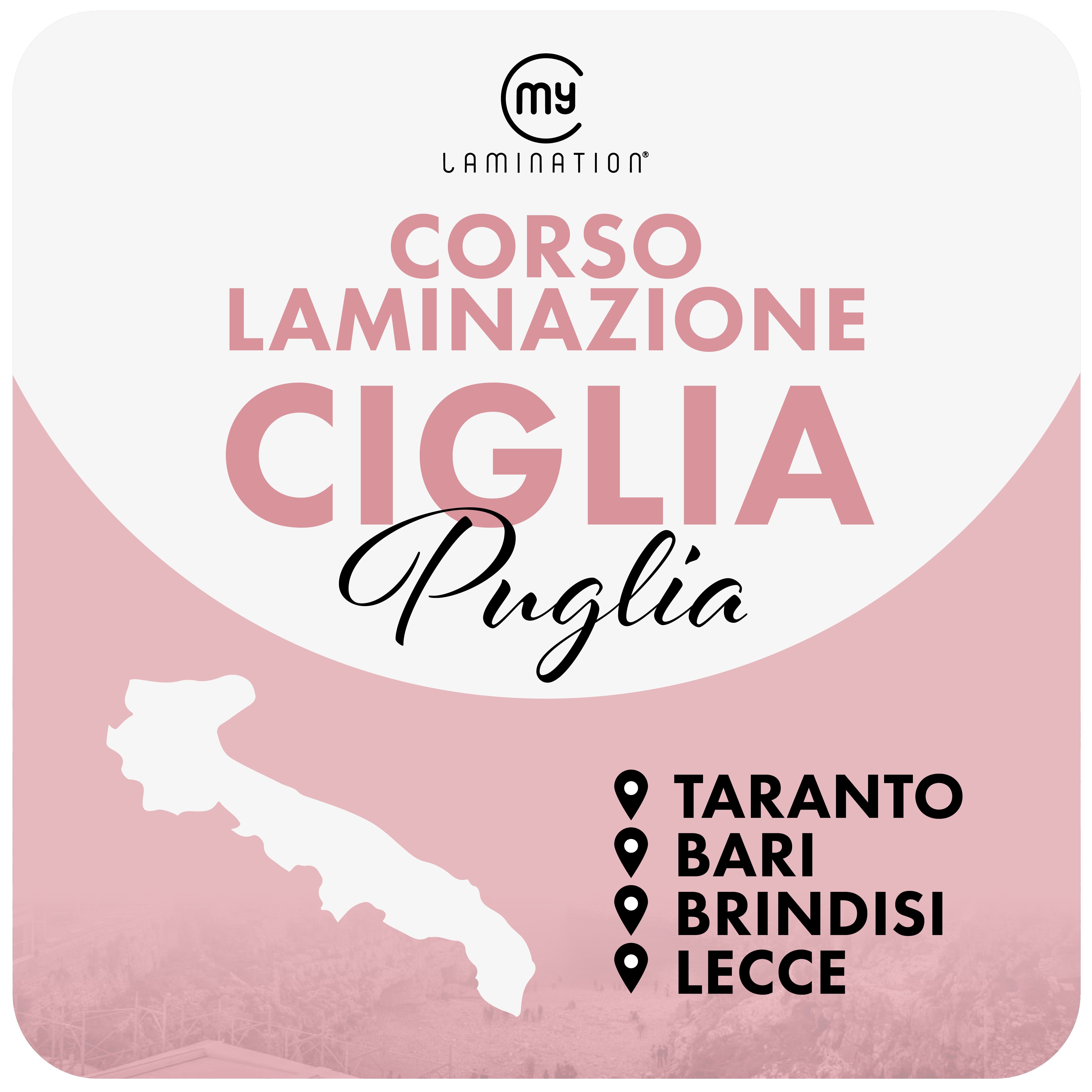 corsi di laminazione ciglia my lamination in puglia