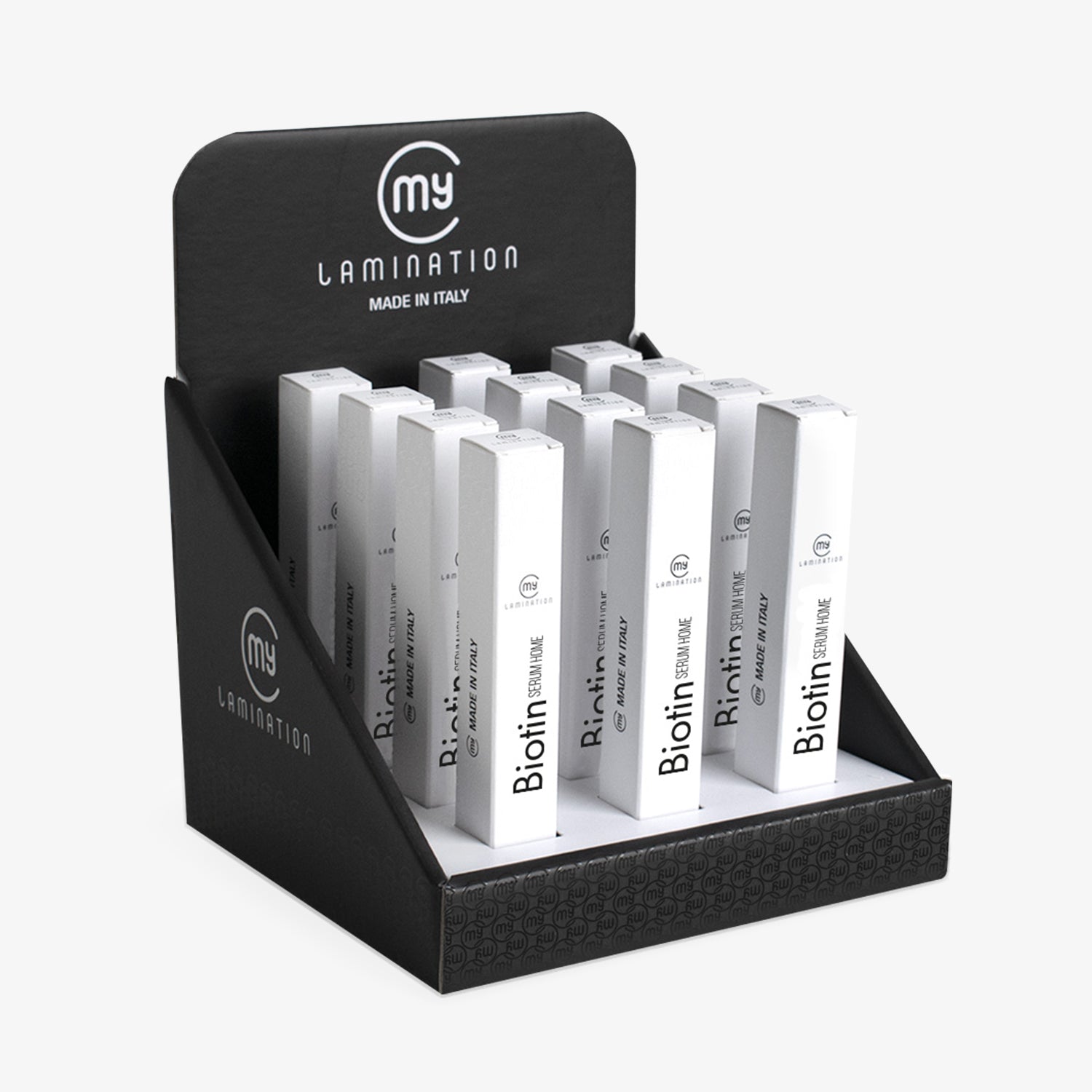 espositore 12 biotin serum home my lamination