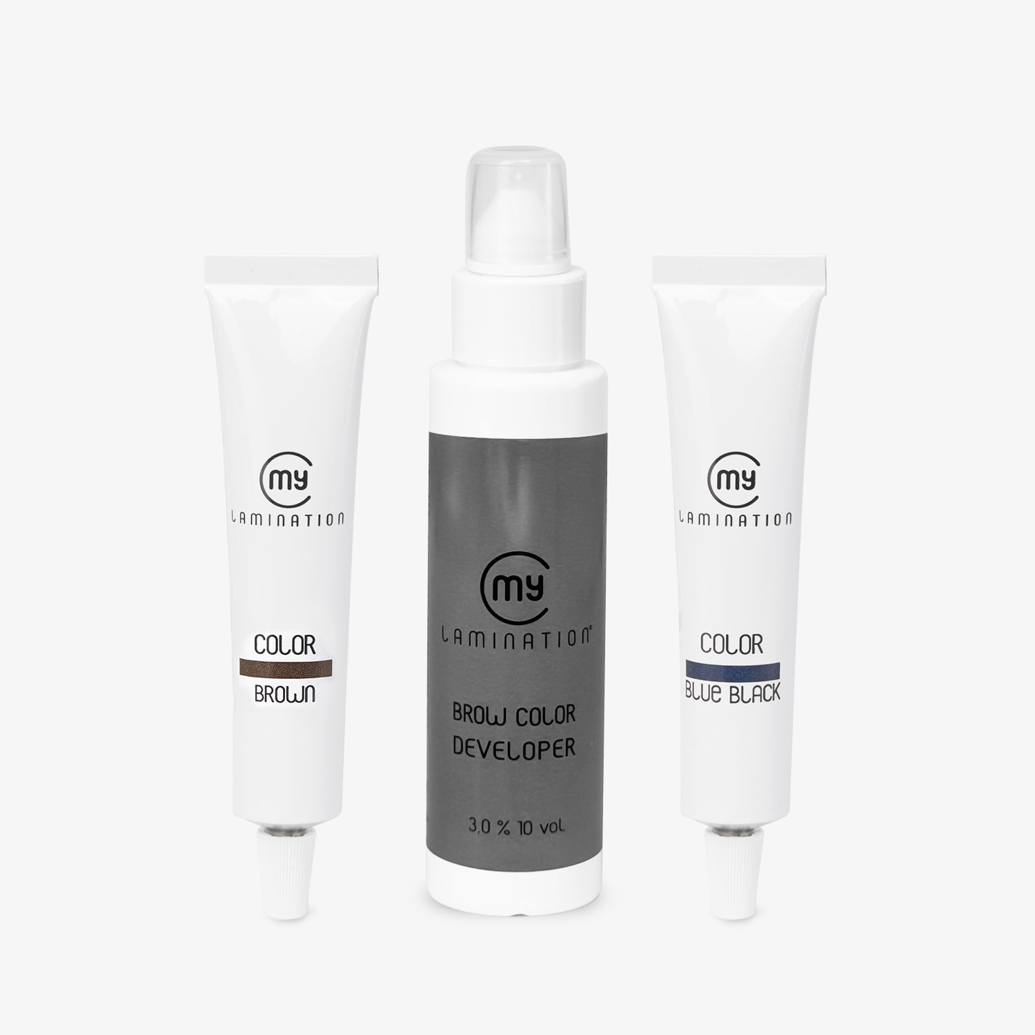 kit 2 colori per sopracciglia e brow developer my lamination