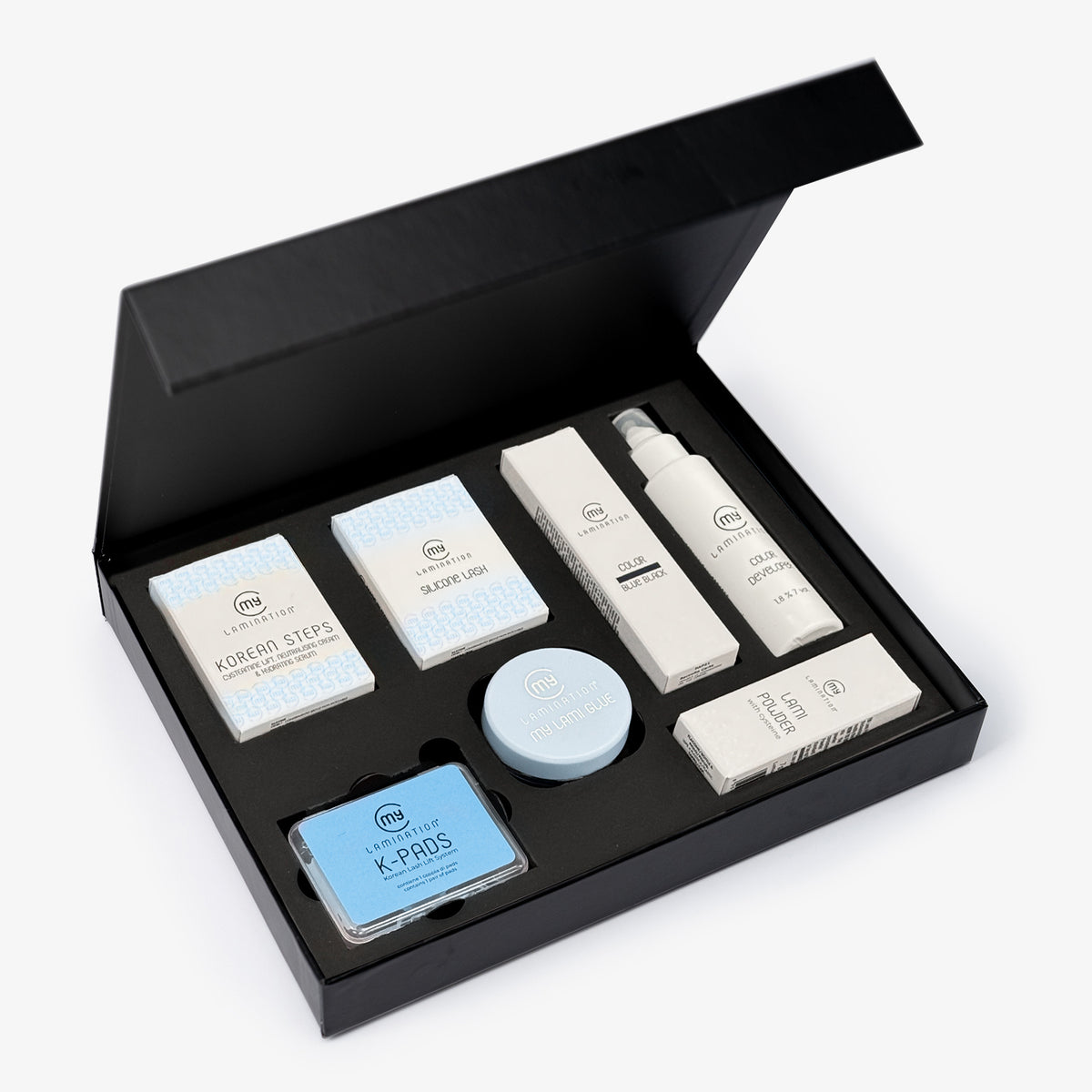 kit laminazione coreana in cofanetto my lamination versione azzurra