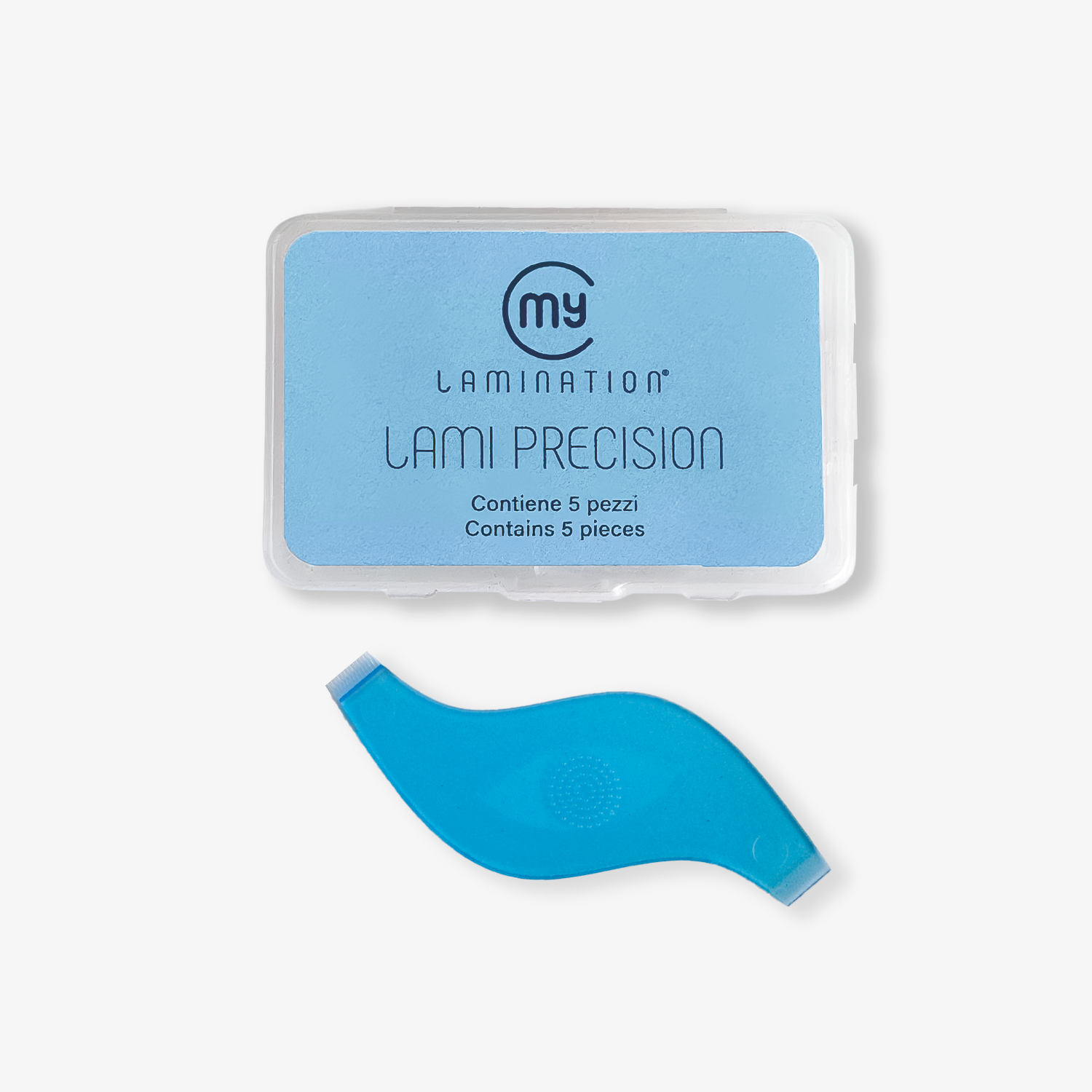 pettinino di precisione per laminazione azzurro di my lamination
