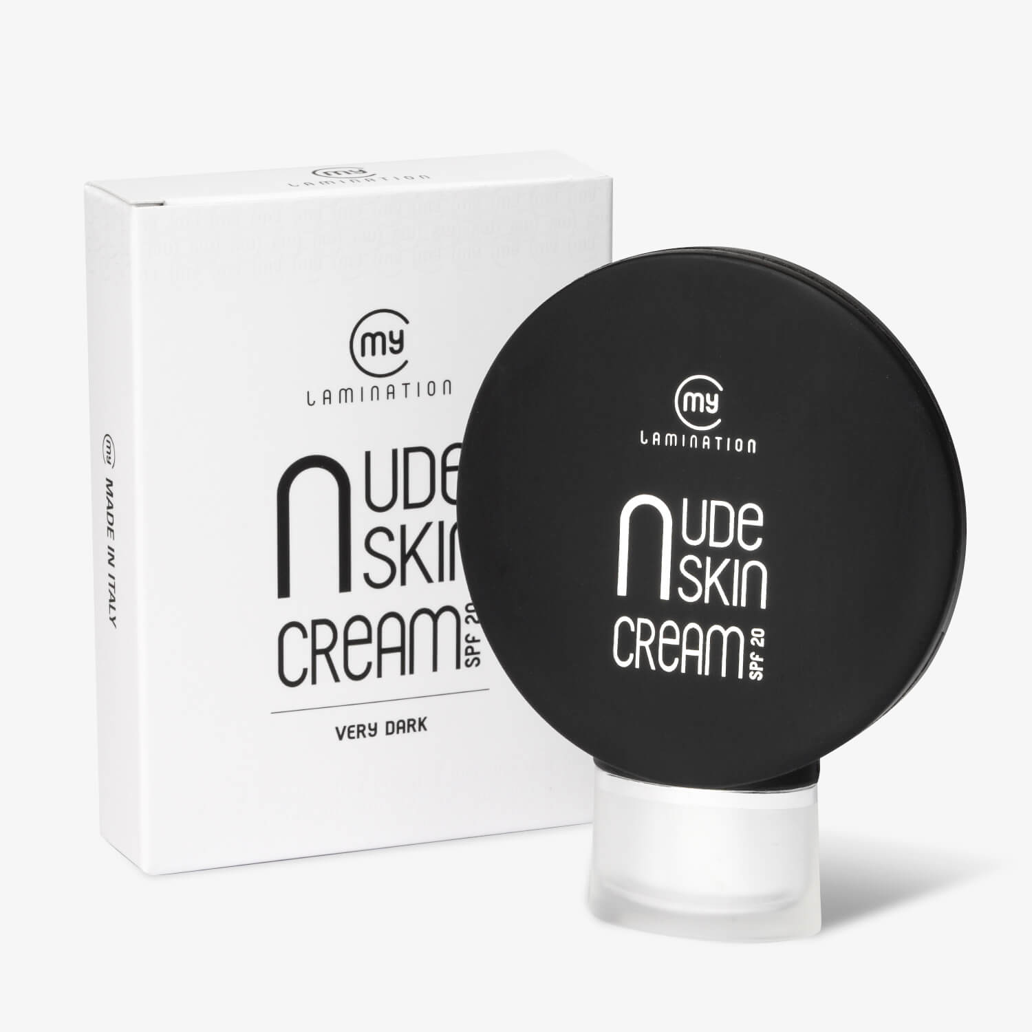 nude skin cream di my lamination con la sua scatola