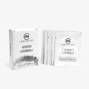 scatolina con 5 bustine di vitamin lashbrow di my lamination