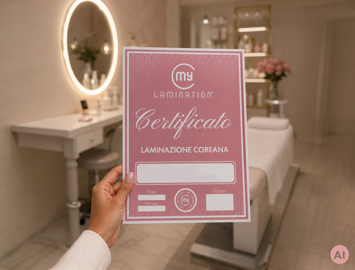 certificato corso laminazione coreana my lamination