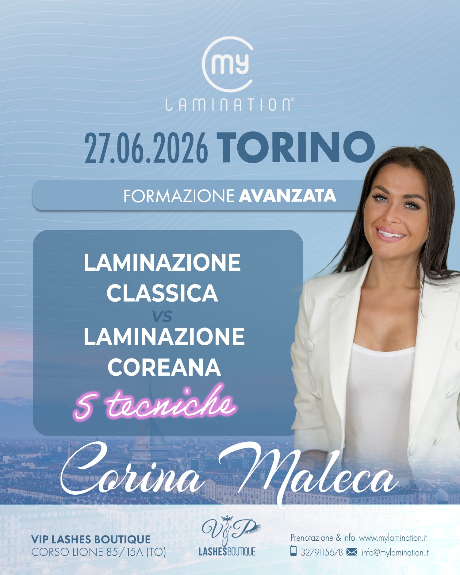 corso laminazione coreana a torino con corina maleca di my lamination