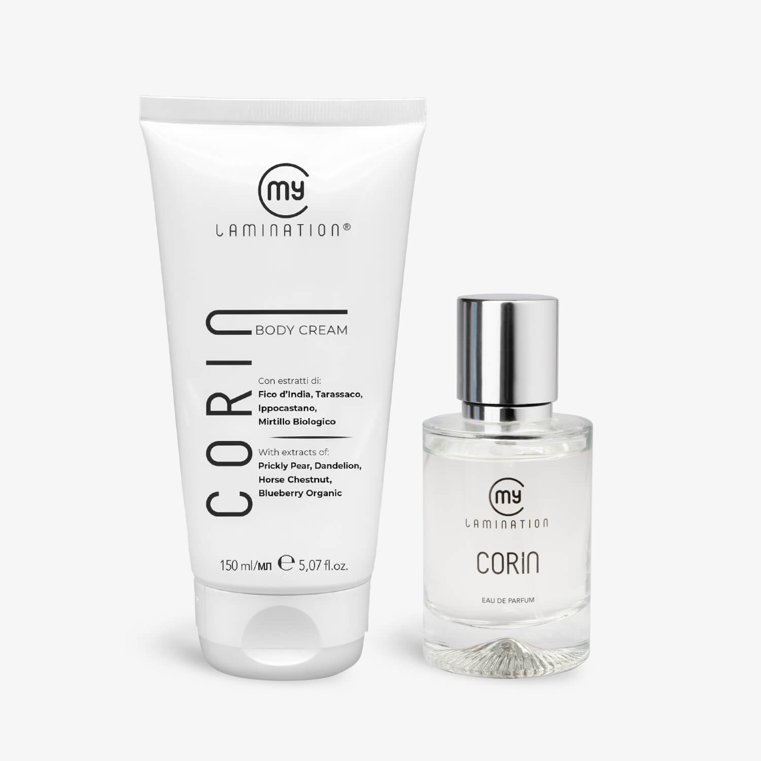crema corpo e profumo Corin di my lamination