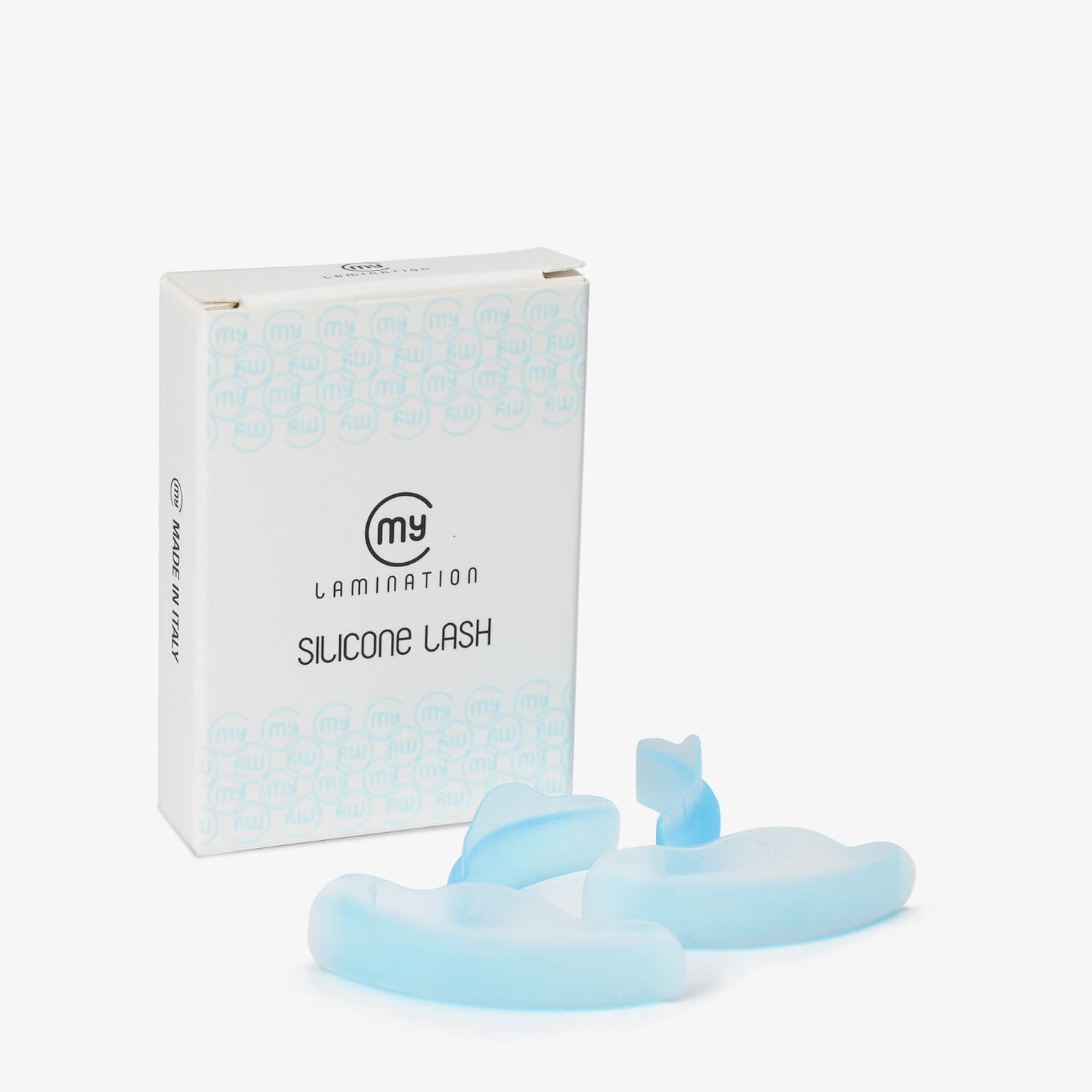 bigodini in silicone blu di my lamination per laminazione ciglia